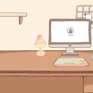 Anime room desktop wallpaper