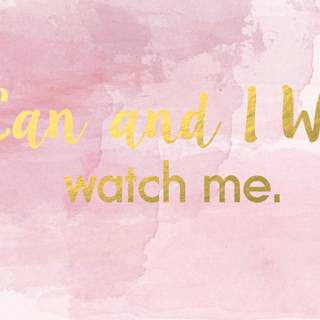 Pink quotes desktop wallpaper