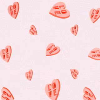 Love aesthetic desktop wallpaper