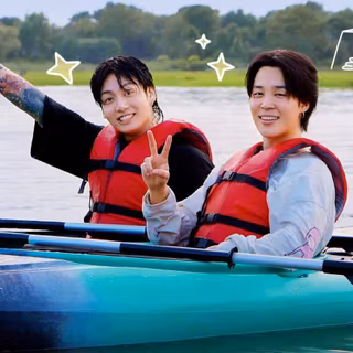 Jungkook and Jimin desktop wallpaper