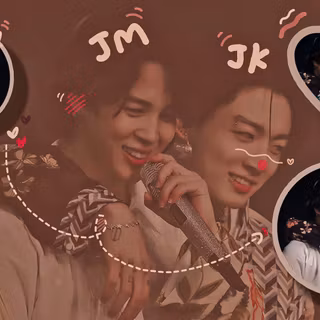 Jungkook and Jimin desktop wallpaper