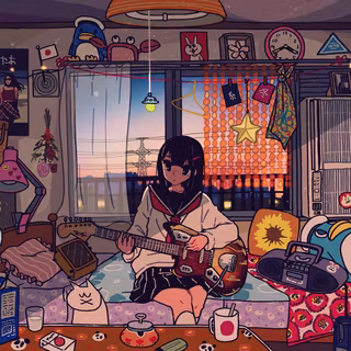 Anime room desktop wallpaper