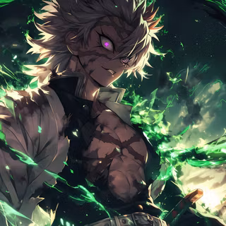 Sanemi desktop wallpaper