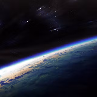 Dark space desktop wallpaper