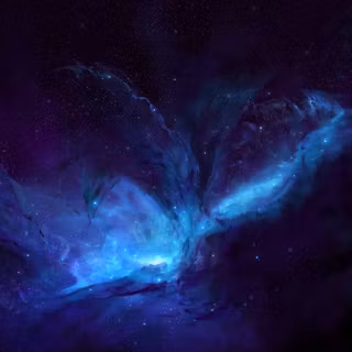 Dark space desktop wallpaper