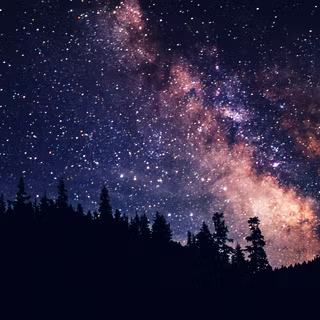 Dark space desktop wallpaper