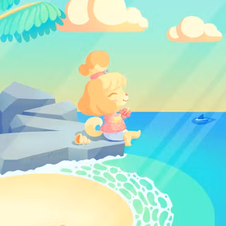Animal Crossing mobile wallpaper
