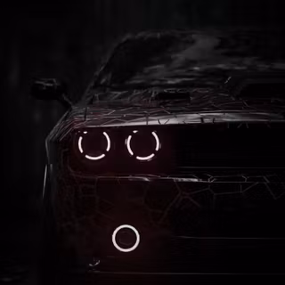 Black Mustang mobile wallpaper