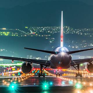 Desktop plane wallpaper