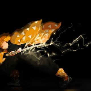 Zenitsu Agatsuma PC wallpaper