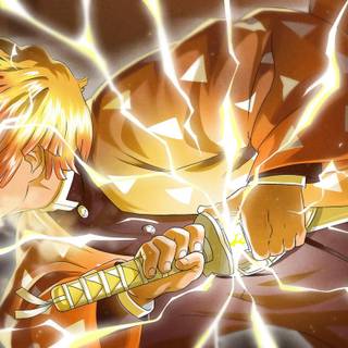 Zenitsu Agatsuma PC wallpaper