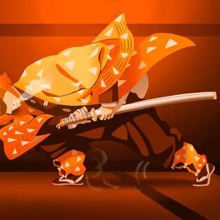 Zenitsu Agatsuma PC wallpaper