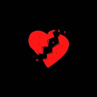 Heart broken logo cartoon wallpaper