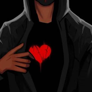 Heart broken logo cartoon wallpaper