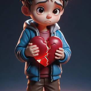 Heart broken logo cartoon wallpaper