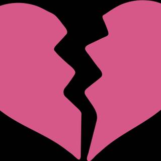 Heart broken logo cartoon wallpaper