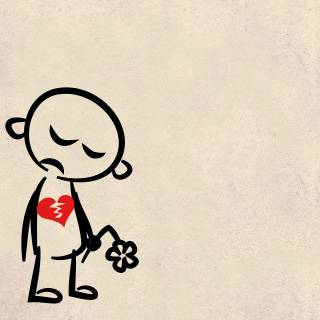 Heart broken logo cartoon wallpaper