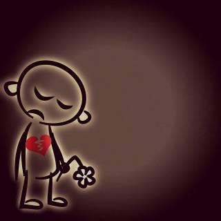 Heart broken logo cartoon wallpaper