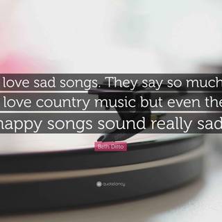 Sad country song lyrics wallpaper