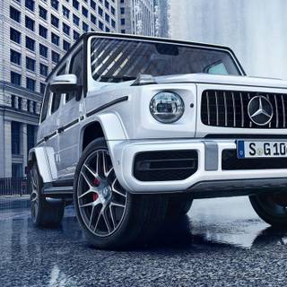 G Wagon white wallpaper