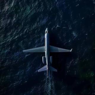 Plane dark wallpaper