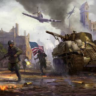 WW2 soldiers wallpaper