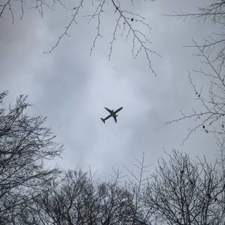 Plane dark wallpaper