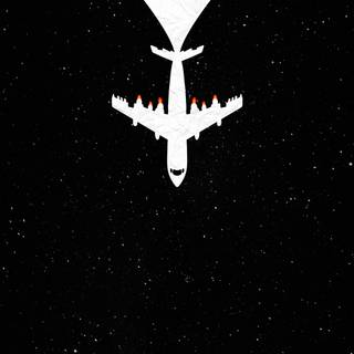 Plane dark wallpaper