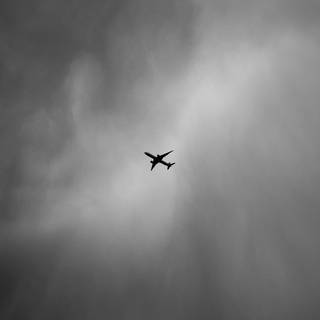 Plane dark wallpaper