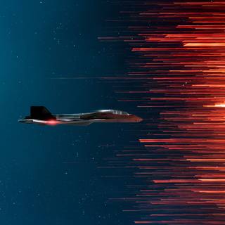 Plane dark wallpaper