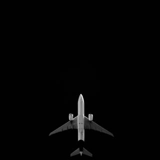 Plane dark wallpaper