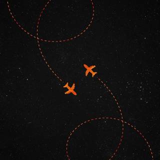 Plane dark wallpaper