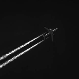 Plane dark wallpaper