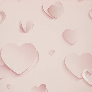 Light pink heart wallpaper