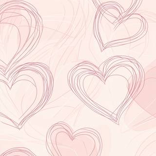 Light pink heart wallpaper