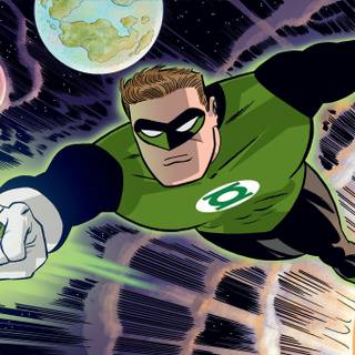 Comic Green Lantern 4k desktop wallpaper
