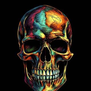 Skull iPhone wallpaper