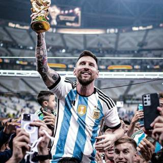 Messi 4k phone World Cup wallpaper