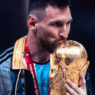 Messi 4k phone World Cup wallpaper