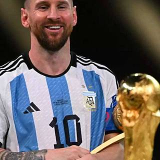 Messi 4k phone World Cup wallpaper