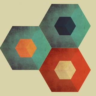 Simple shapes wallpaper