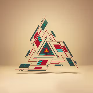 Simple shapes wallpaper