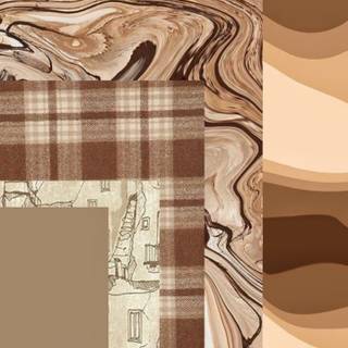 Cozy brown wallpaper