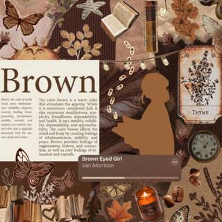 Cozy brown wallpaper