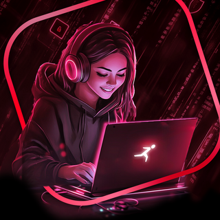 Coder girl wallpaper