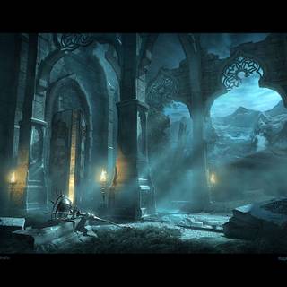 3D digital wallpaper