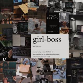 Coder girl wallpaper