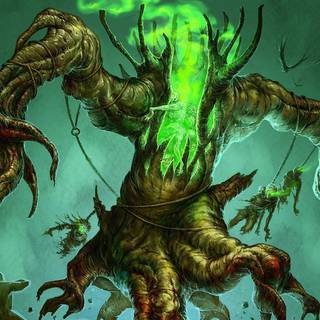 Fantasy green wallpaper