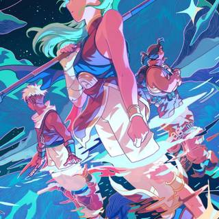 Sea of Stars phone wallpaper