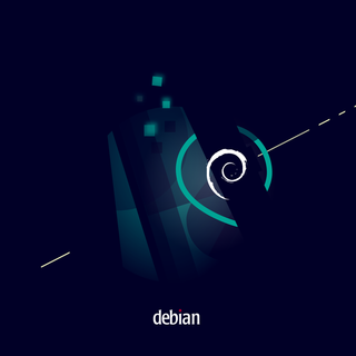 Debian dark wallpaper